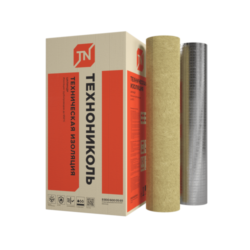 Цилиндр Технониколь ТЕХНО 80 ФА 1200х18х20 мм (1 сегмент)